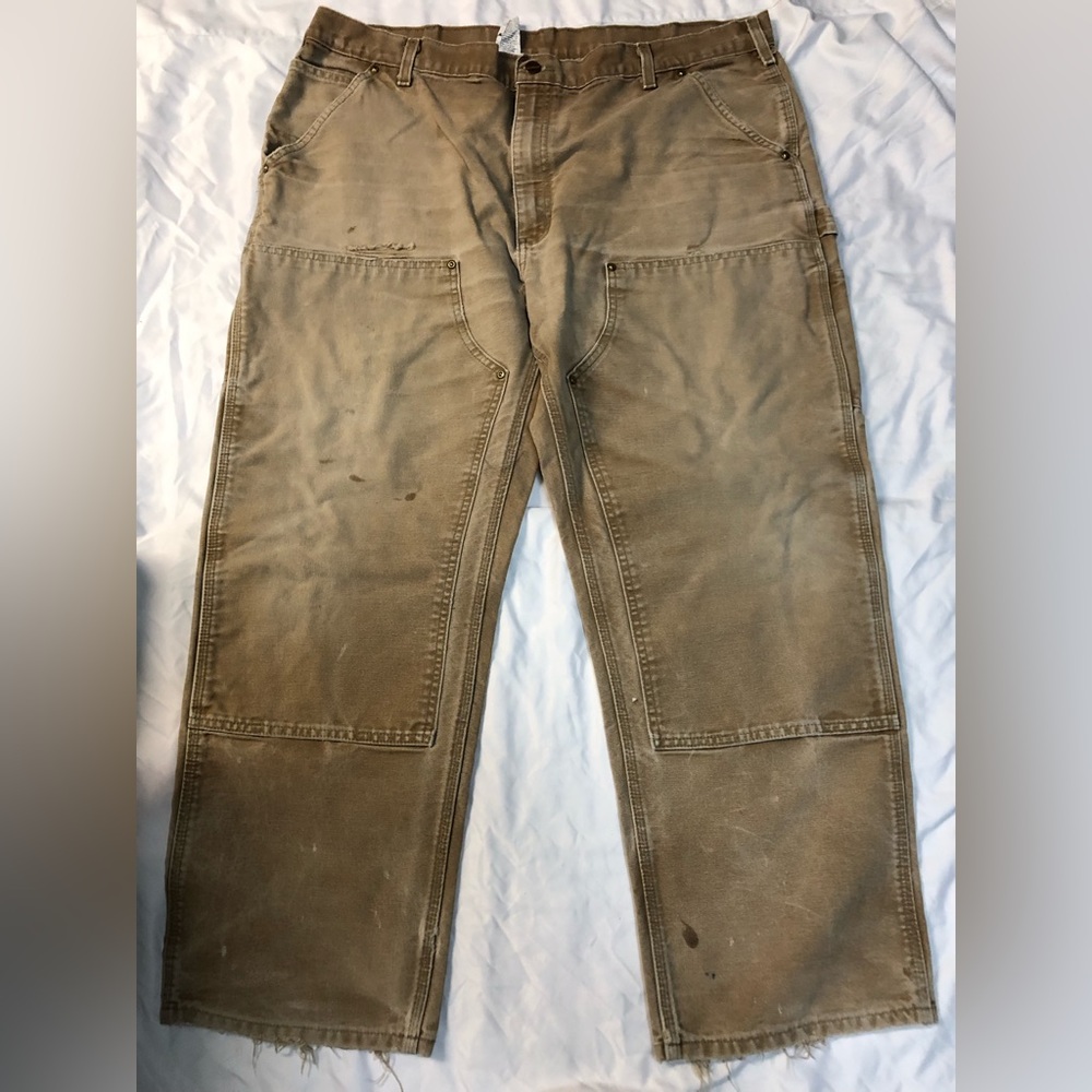 Baggy carhartt double knee work pants